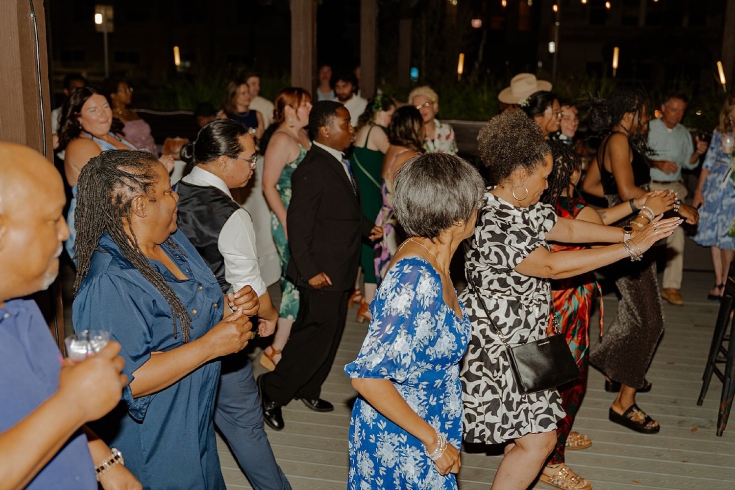 Wedding and event guests dancing with Omy The DJ in Jacksonville, FL