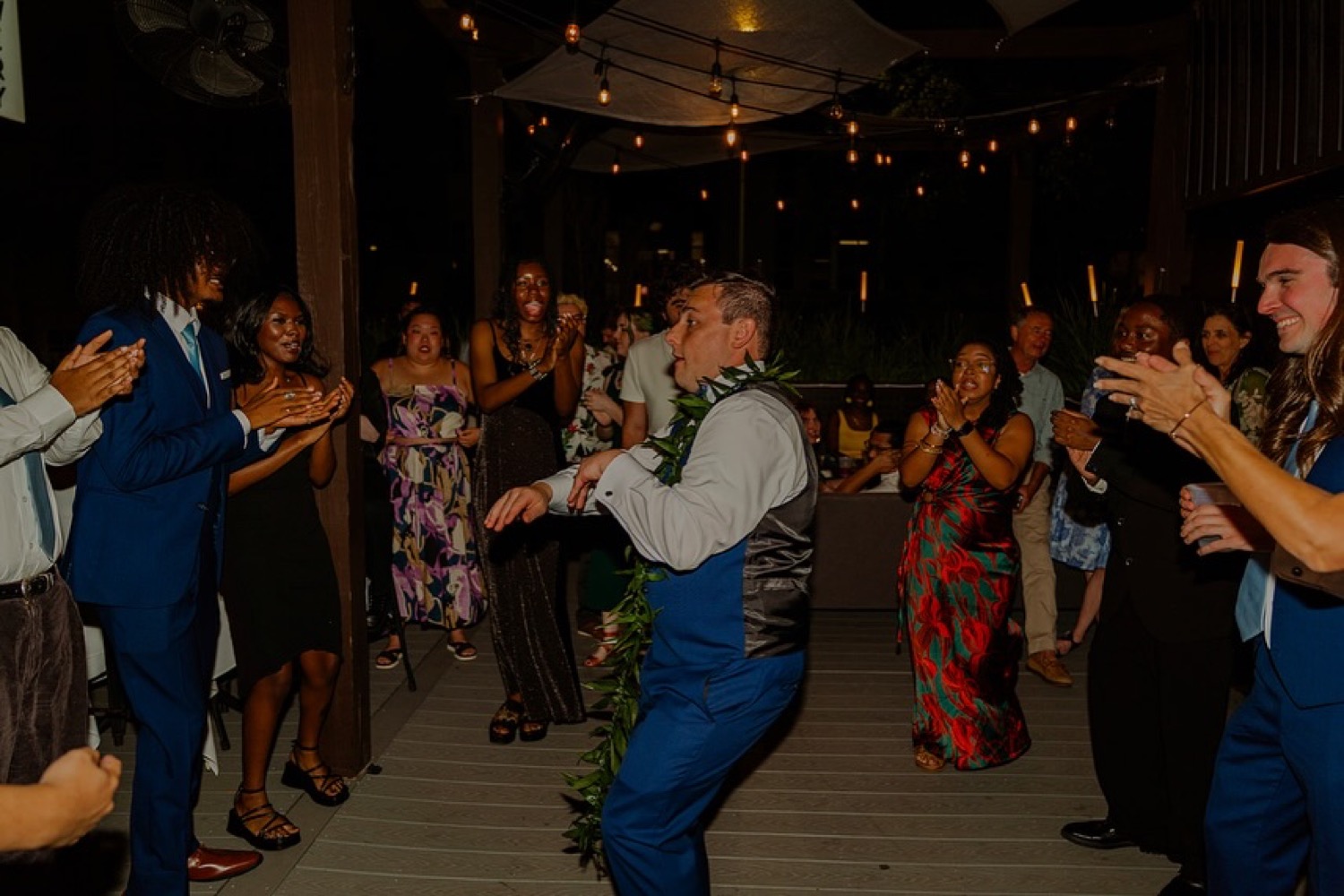 Wedding and event guests dancing with Omy The DJ in Jacksonville, FL