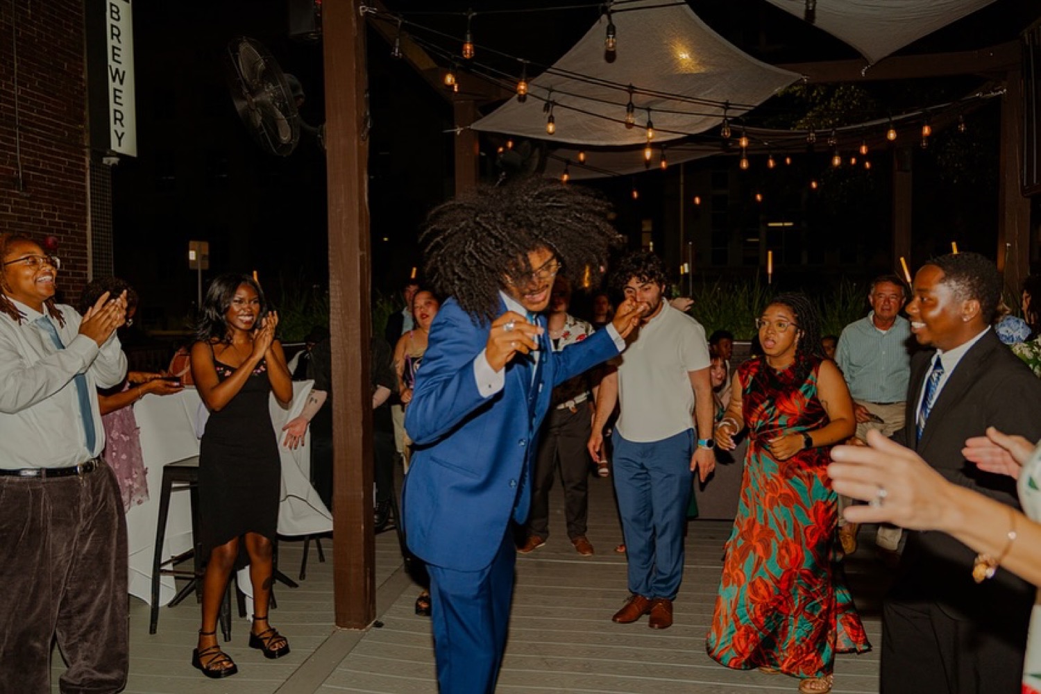Wedding and event guests dancing with Omy The DJ in Jacksonville, FL